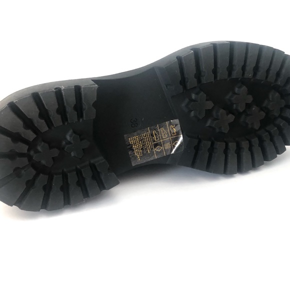 H&M Water Repellent Boots Light Beige/Black Size 38 - Picture 9 of 14